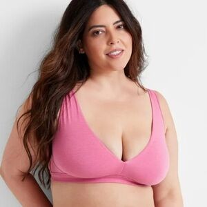 State of Day Women's Cotton Blend Bralette Berry Breeze
